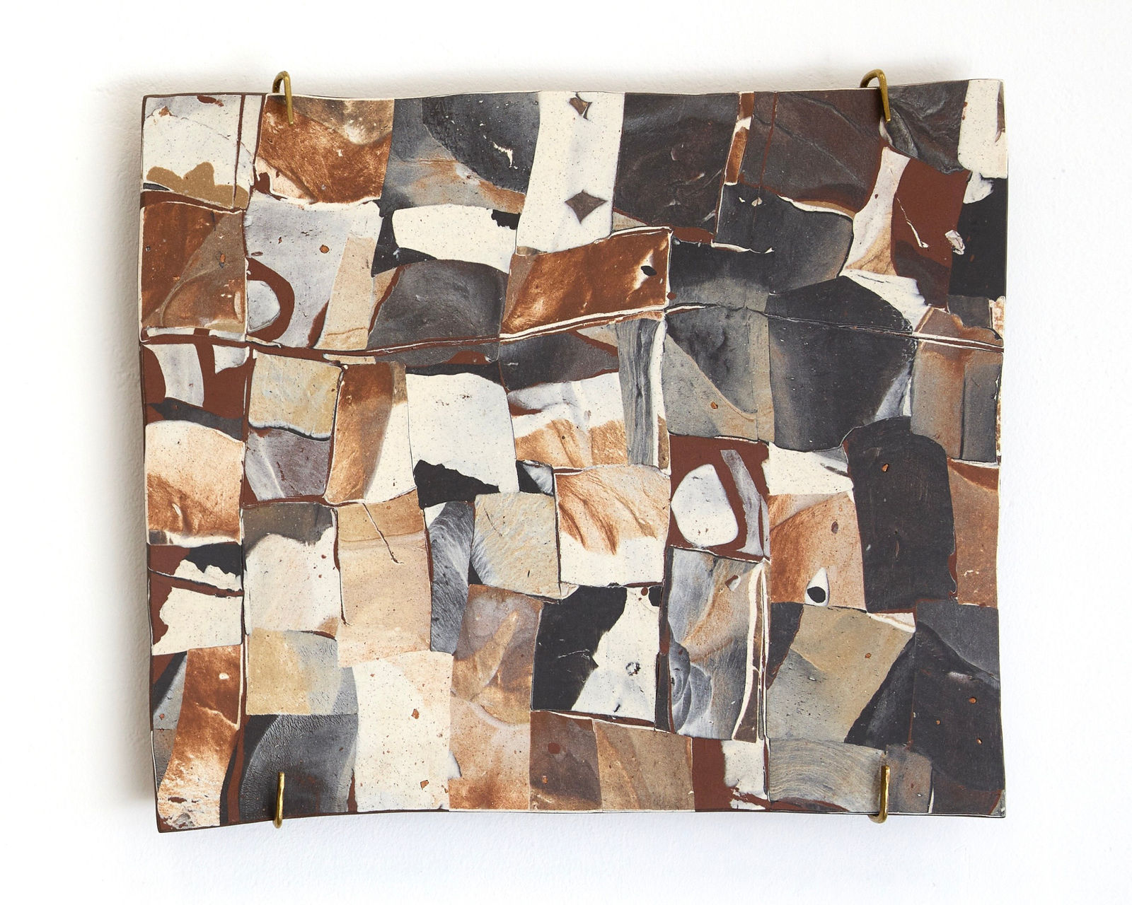 Emelia French, Wall tile (collaged landscape #2), 2023