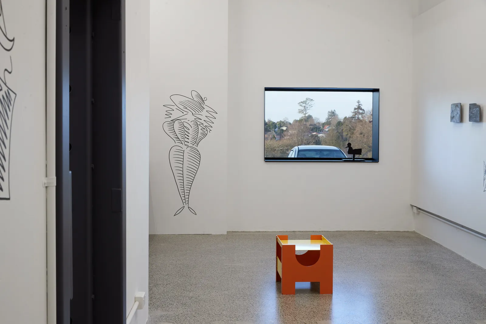 Glenn Otto, Follies (wall drawing), 2022