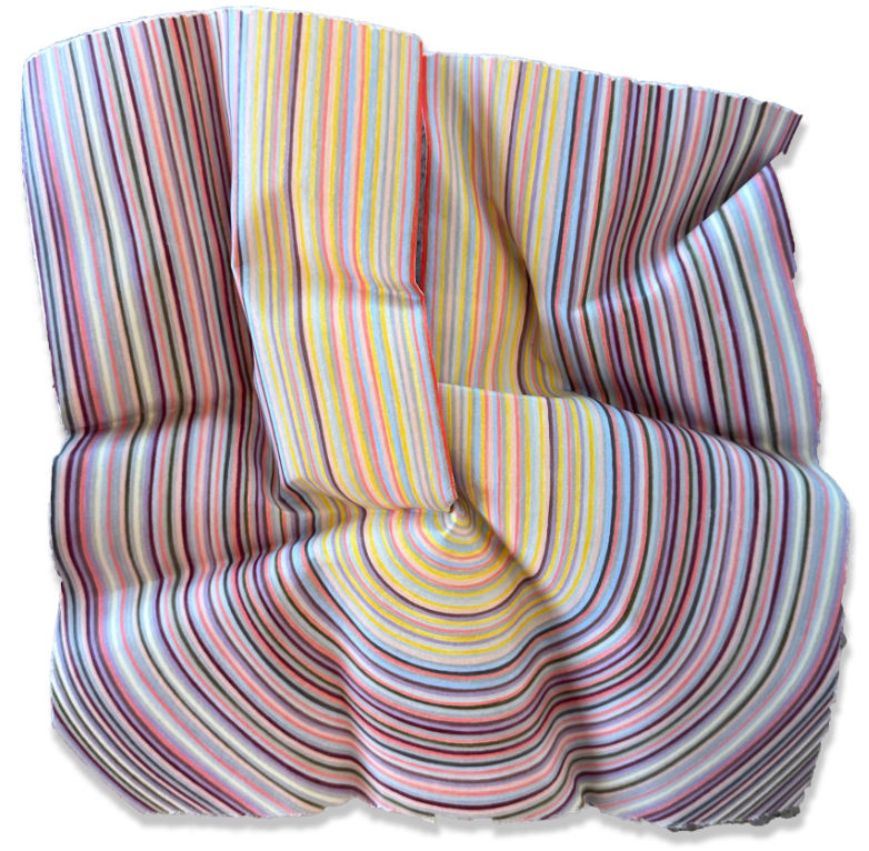 Mini Tulip 2. Colour Pencil and Acrylic Paint on Paper.