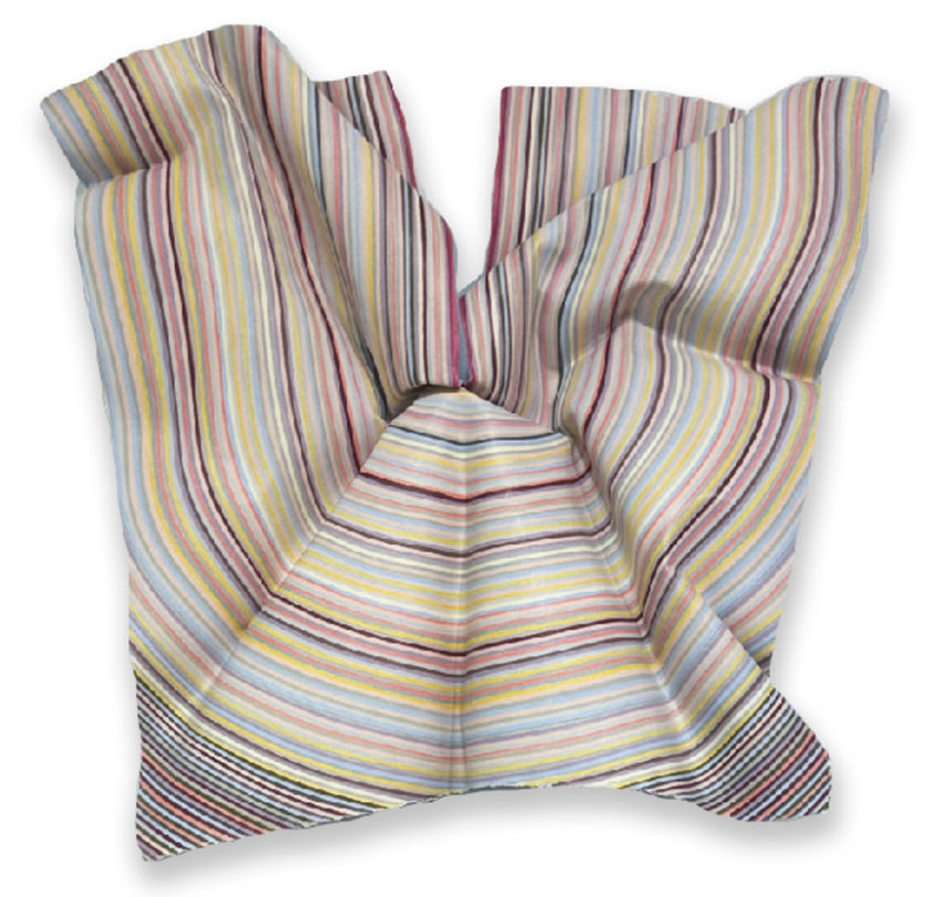 Tulip 2. Colour Pencil and Acrylic Paint on Paper.