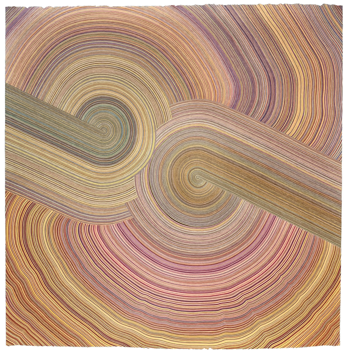 Two Lines. May be rotated as there is no right side up.