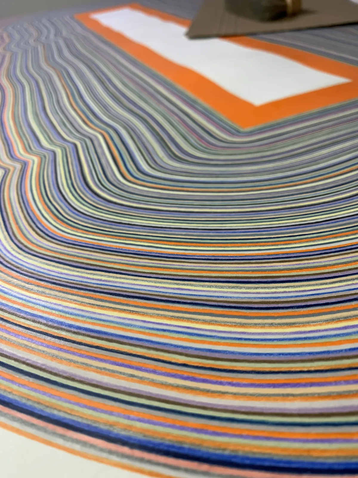 Detail of Orange Window during the drawing process.