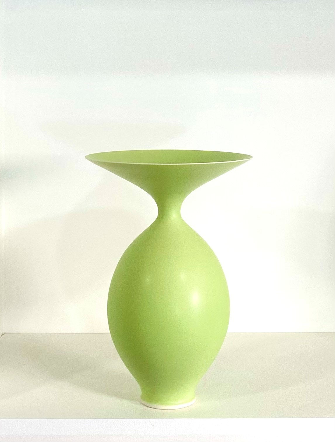 Anna Silverton, Porcelain Vase - Lime Green, 2024