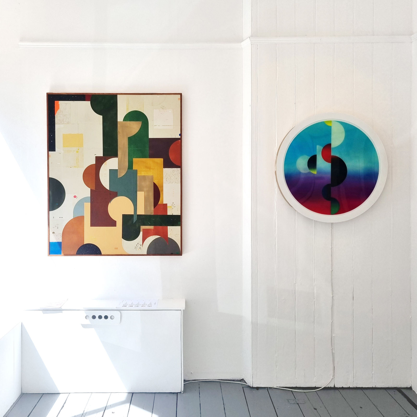 Caroline List, Light Tondo Magenta, 2023