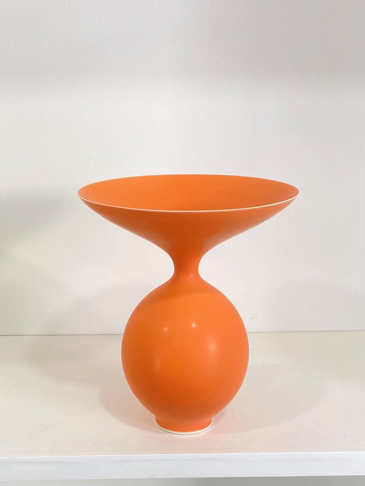 Anna Silverton, Porcelain Vase - Orange, 2024