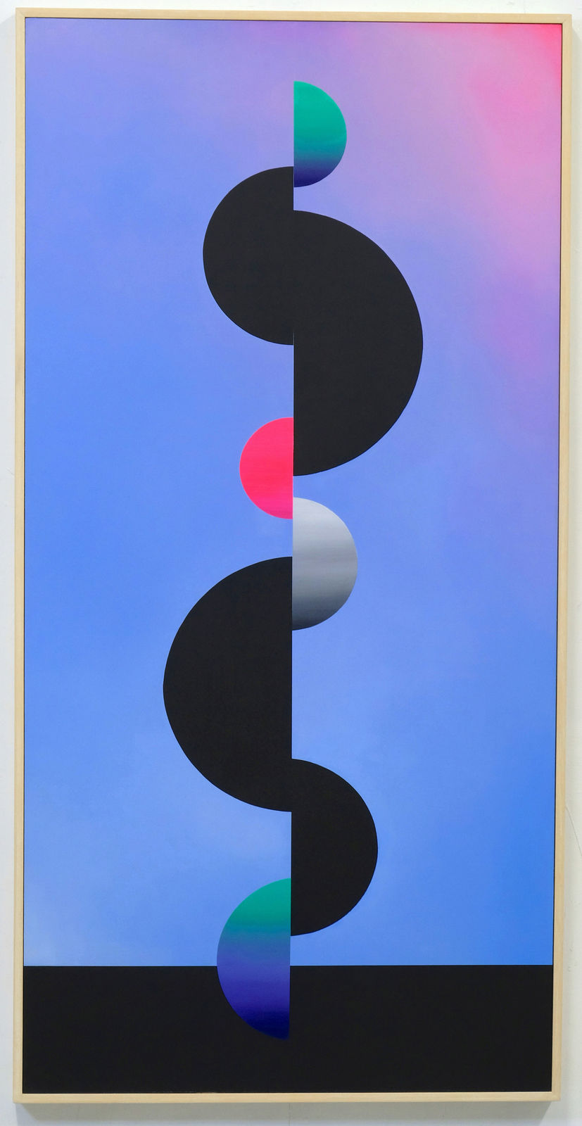 Caroline List, Chroma Shape Blue Violet, 2022