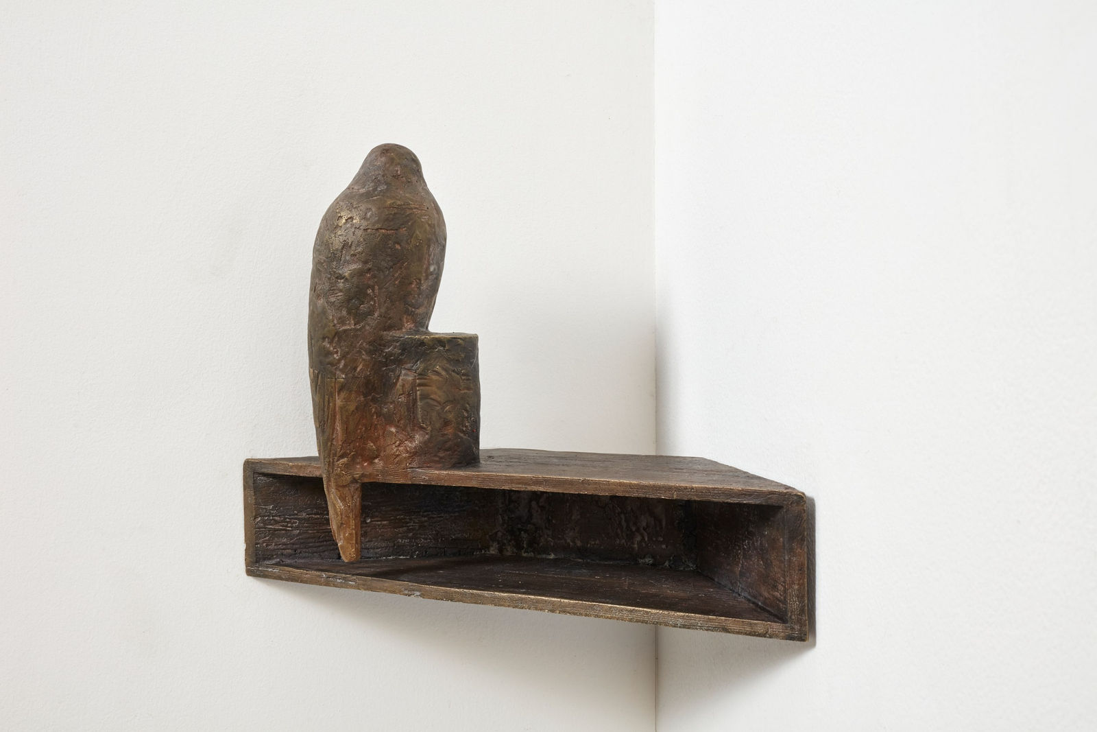 Ishmael Randall-Weeks, Shelf with bird, 2023