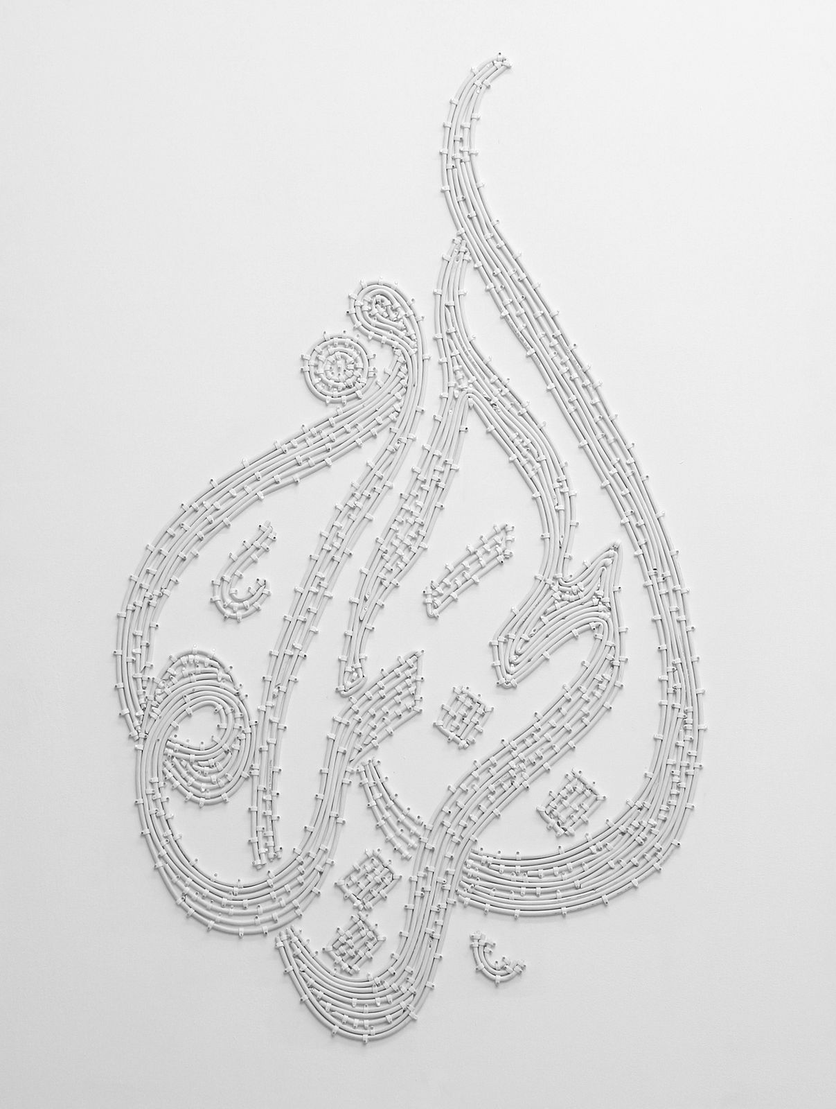 Mounir Fatmi, Bas-Relief/Al Jazeera, 2007
