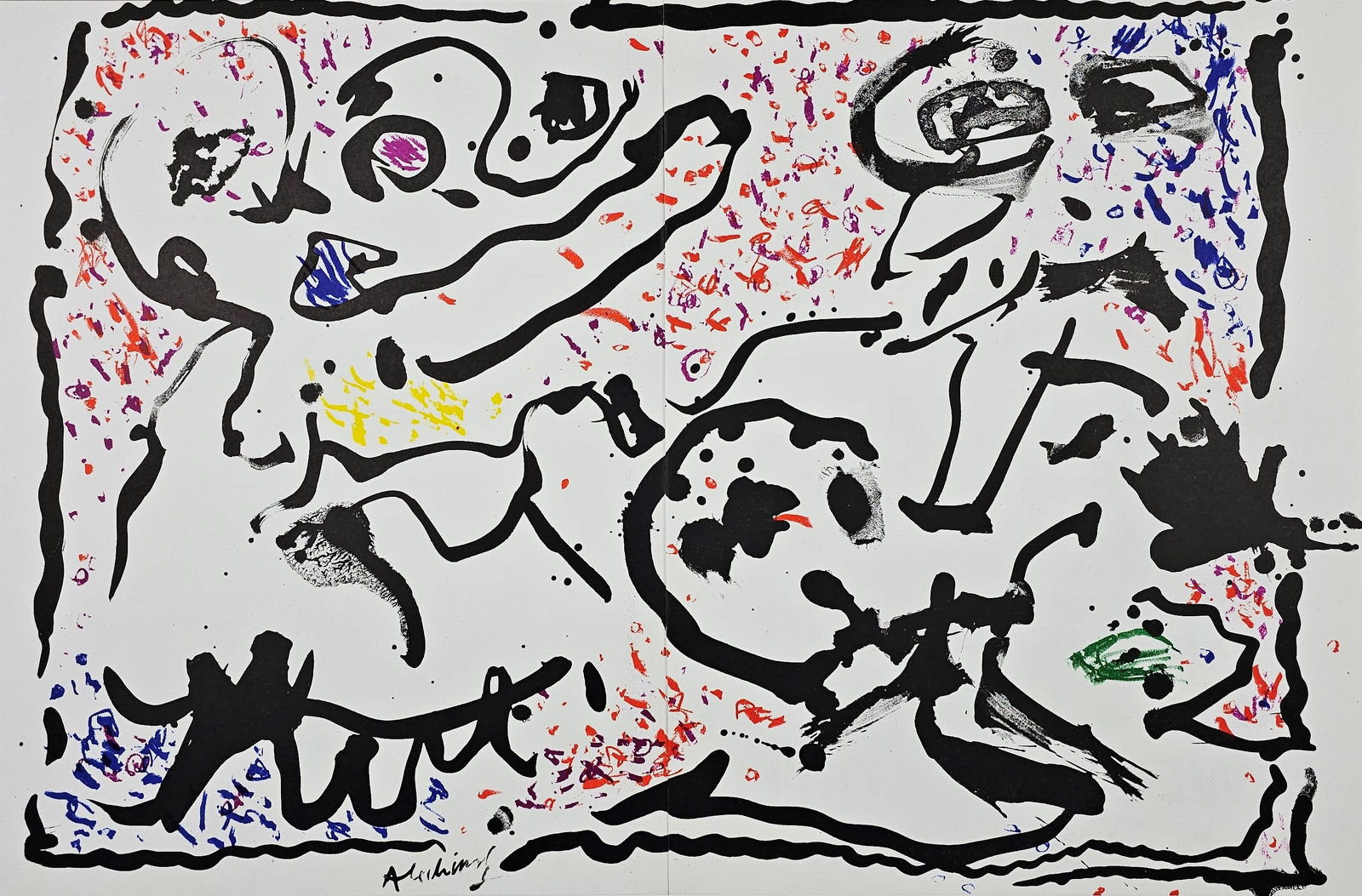 Pierre Alechinsky, Untitled, 1964