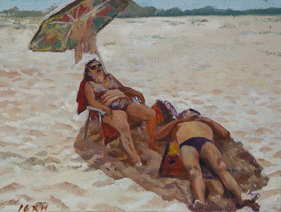 Wu Xihuang 吳曦煌, Testament of Horse Abdomen - Old Faculty Couples' Holiday《馬腹遺書——教授夫婦的假期》, 2016