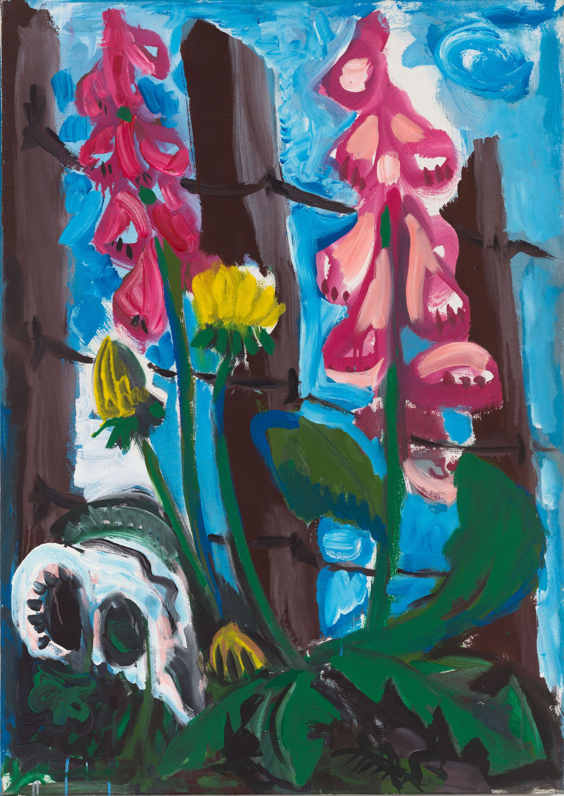 Karl Horst Hödicke 卡尔·霍斯特·霍迪克, Am Zaum, 1987