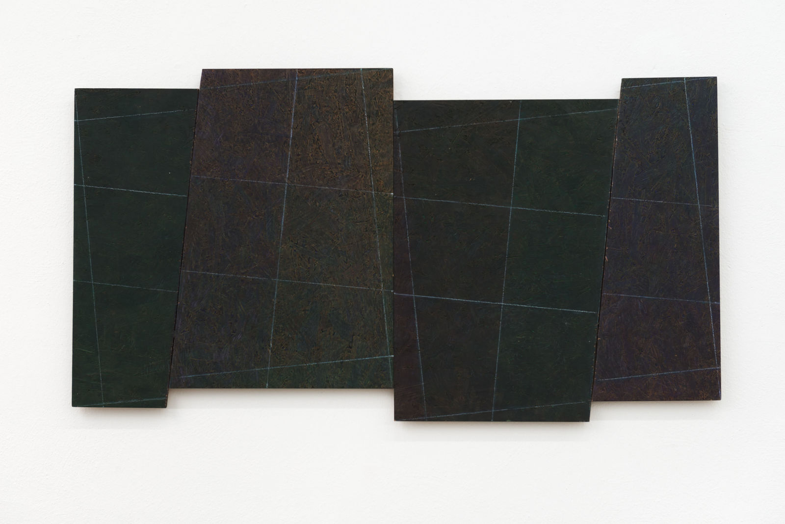 Karl-Heinz Adler 卡尔-海因茨-阿德勒, Zwei zerschnittene, in sich verschobene Quadrate, 2009