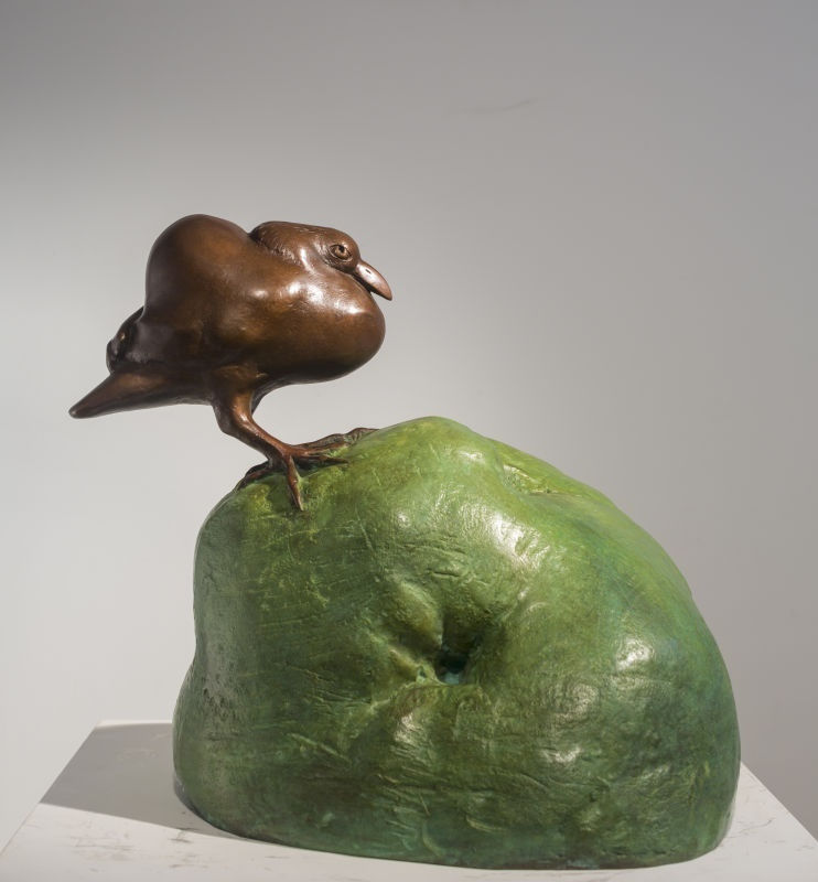 Zhang Ning 張寧, Bird on the Mound 丘上的鸟, 2008