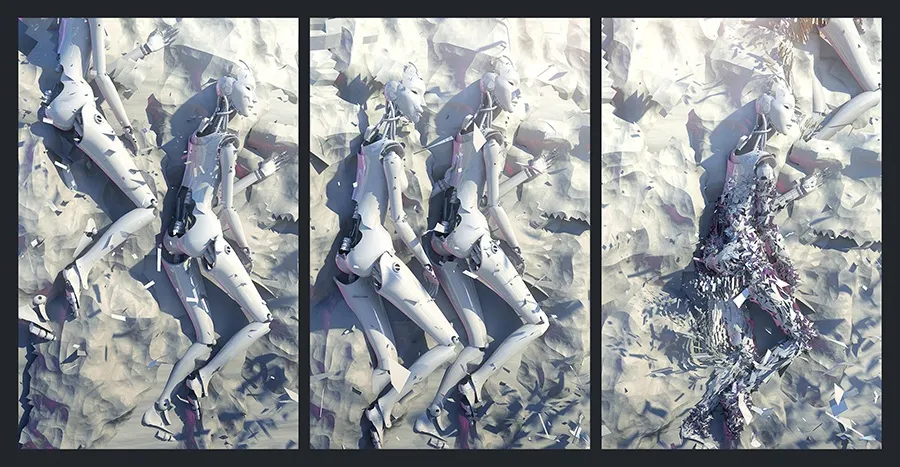 Lin Xin 林欣, Windy Space NO.2, 2016