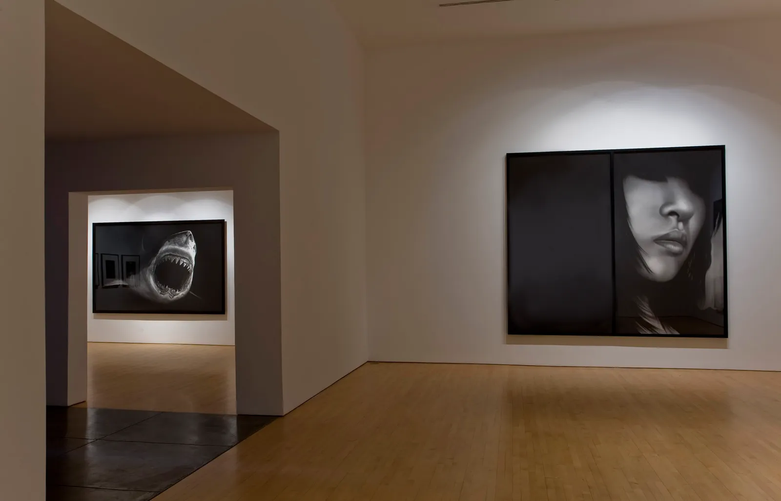 Robert Longo, Nights Bright Days (Diptych), 2008