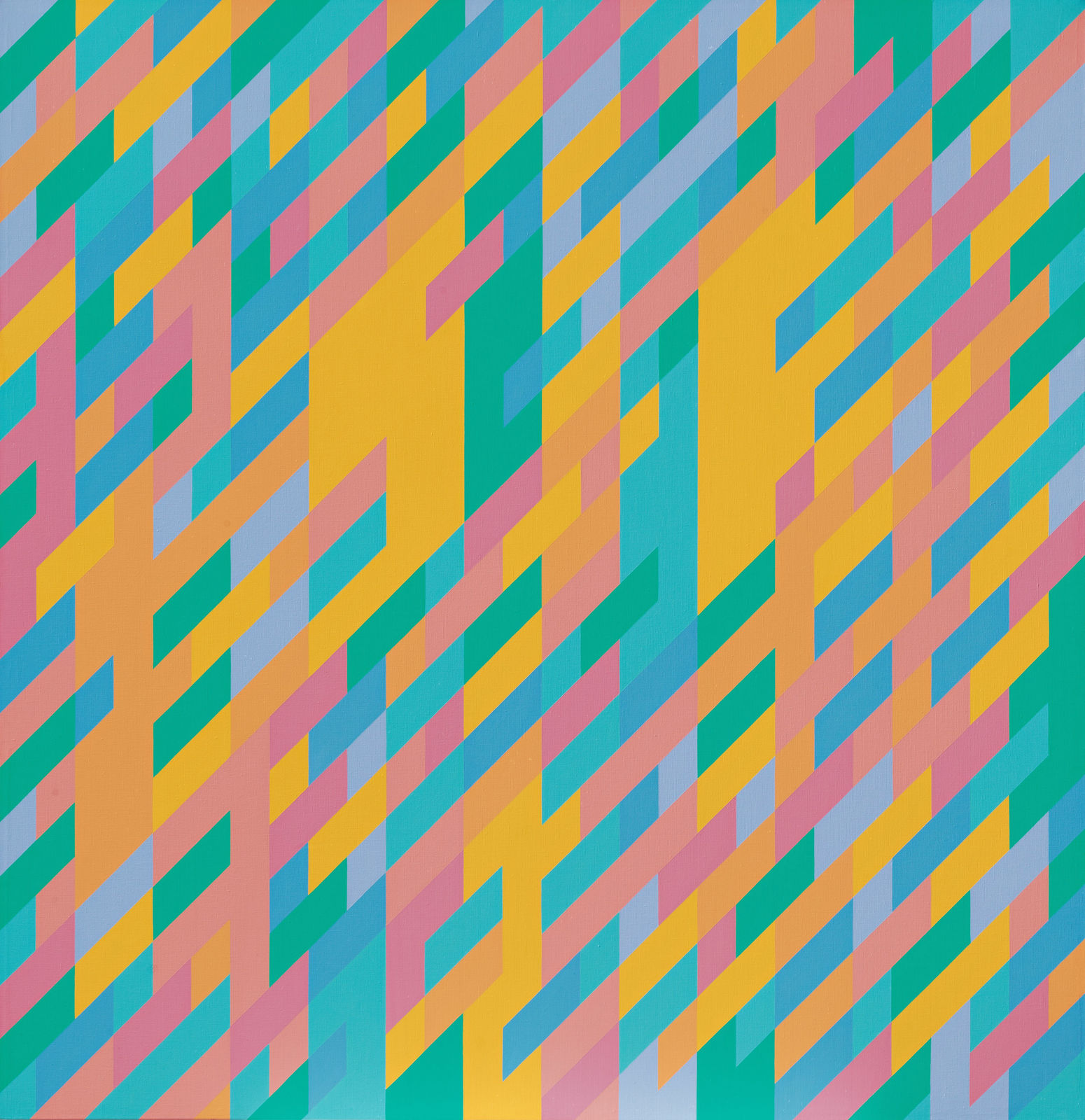 Bridget Riley, Into Place, 1987
