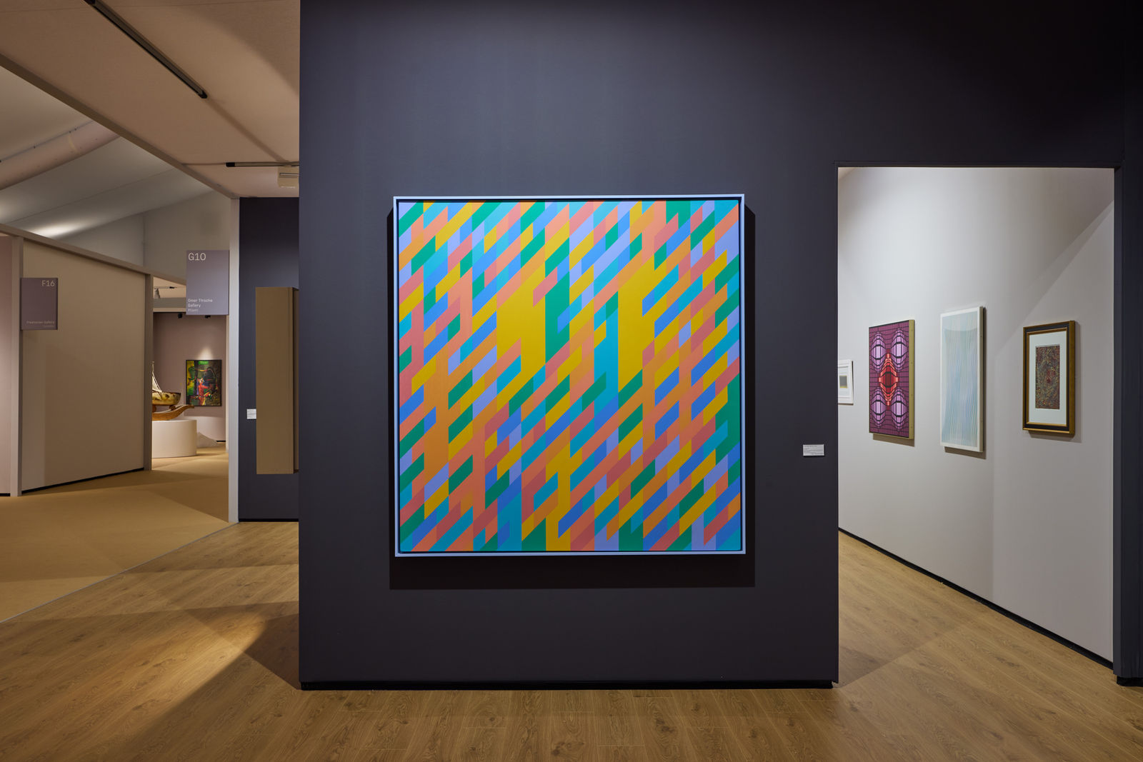 Bridget Riley, Into Place, 1987