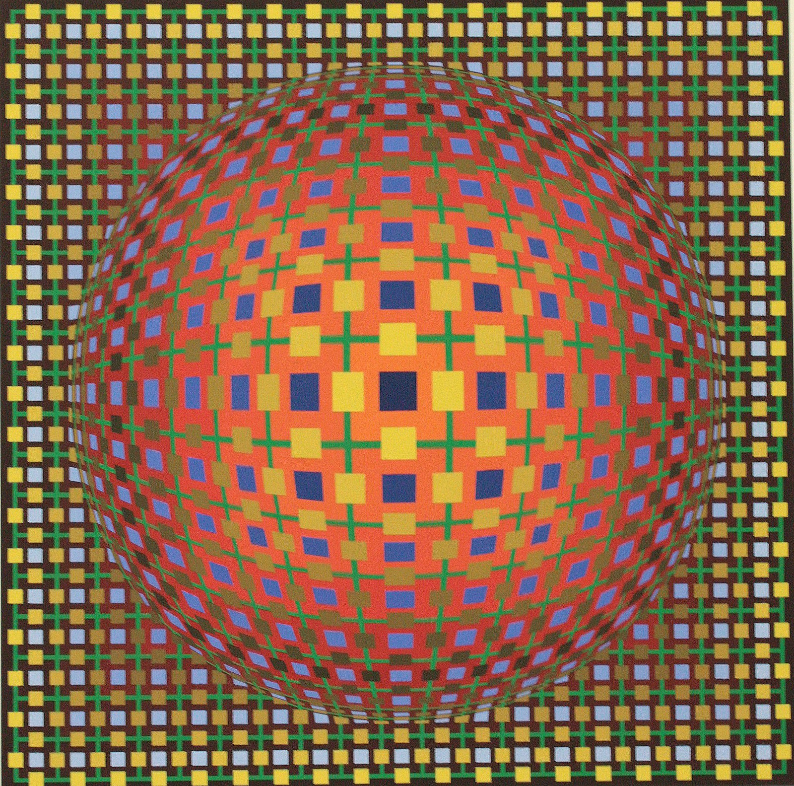 Victor Vasarely, Mima-Sol, 1976