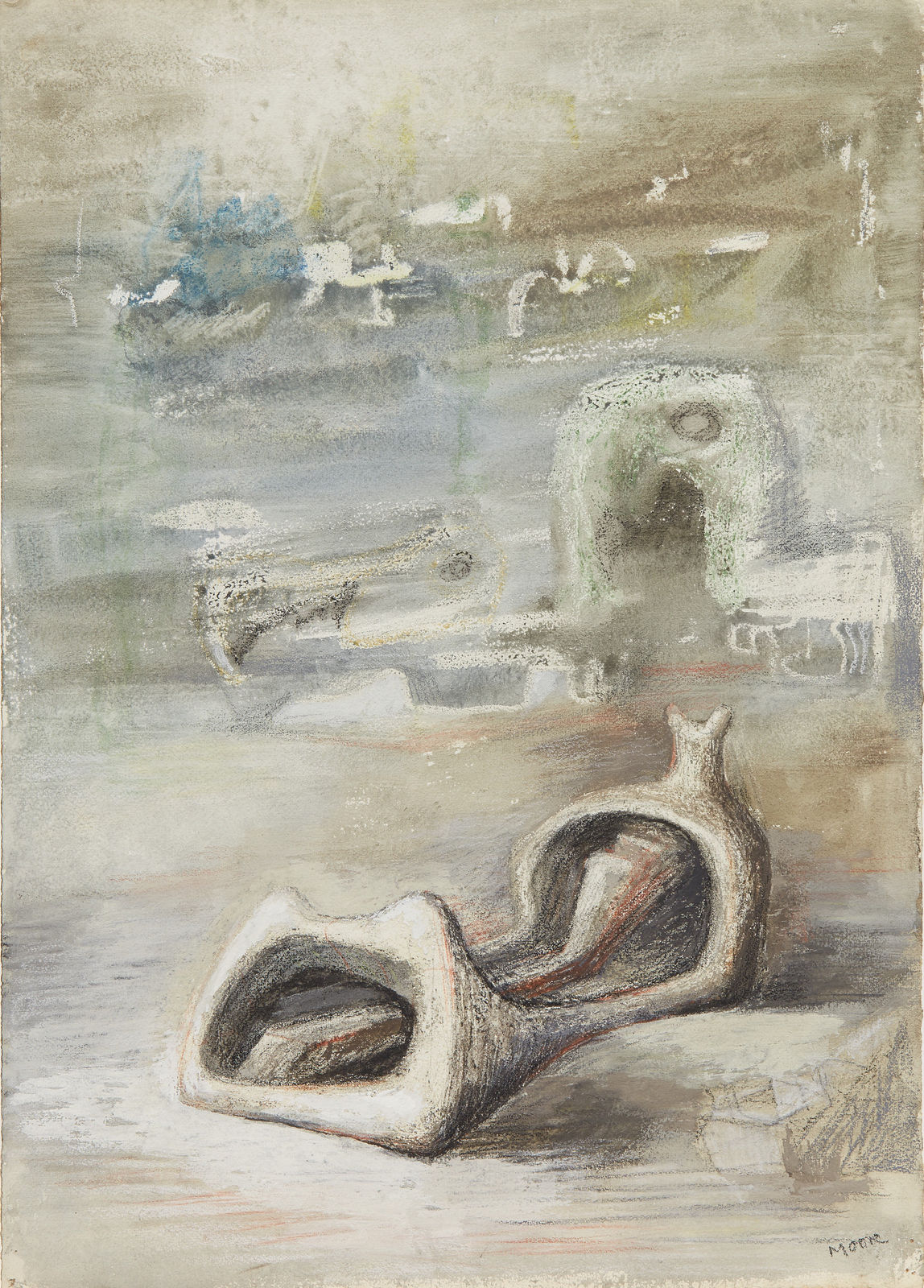Henry Moore, Sculpture in Landscape, 1951