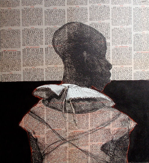 Marcelle Hanselaar, White Collar Black Man- Krant, 2014