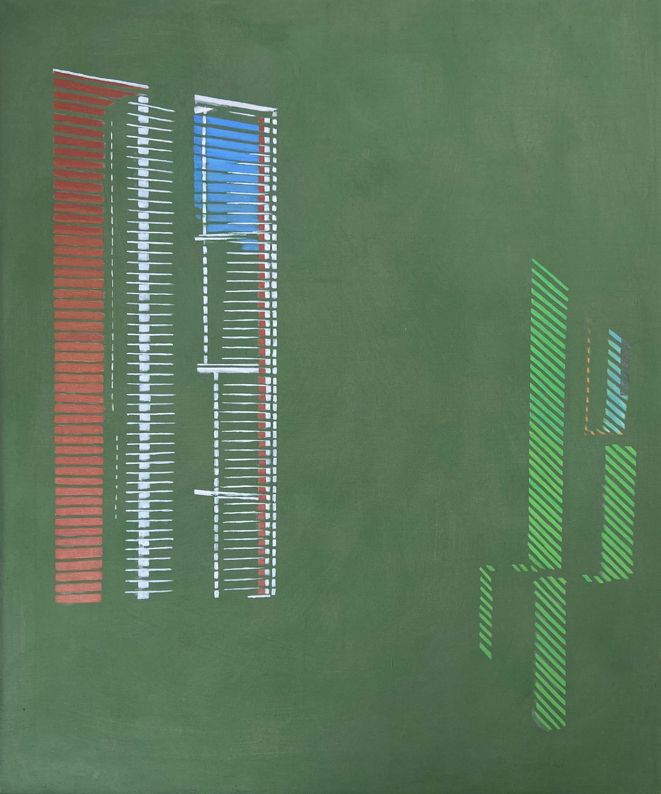 Alexander Massouras, Green Room , 2025