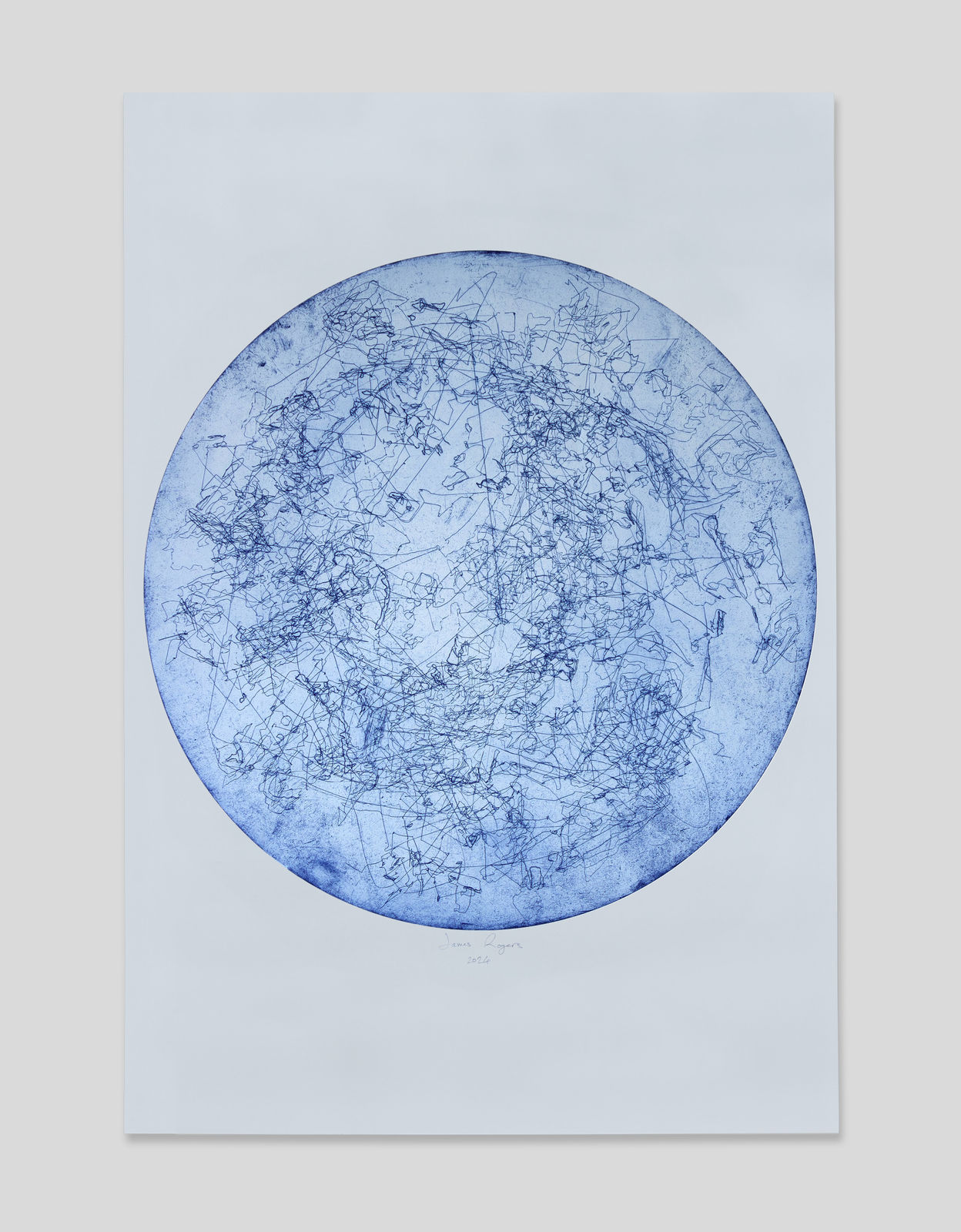 James Rogers, I saw the mountains standing as paper-thin barriers, they barely kept the celestial waters away from us (But it’s a beautiful aquarium) 2024, 2024