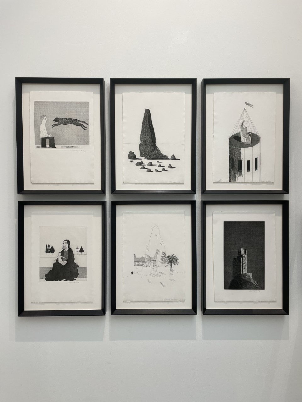 David Hockney, The Enchantress with the Baby Rapunzel, 1969