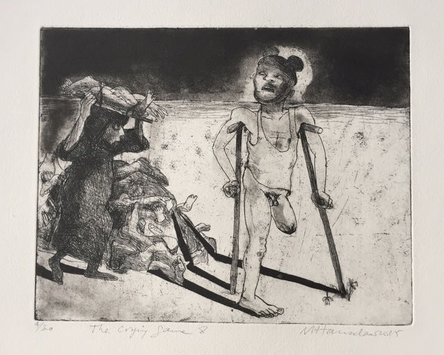 Marcelle Hanselaar, She collects limbs like firewood. (The Crying Game 8), 2015