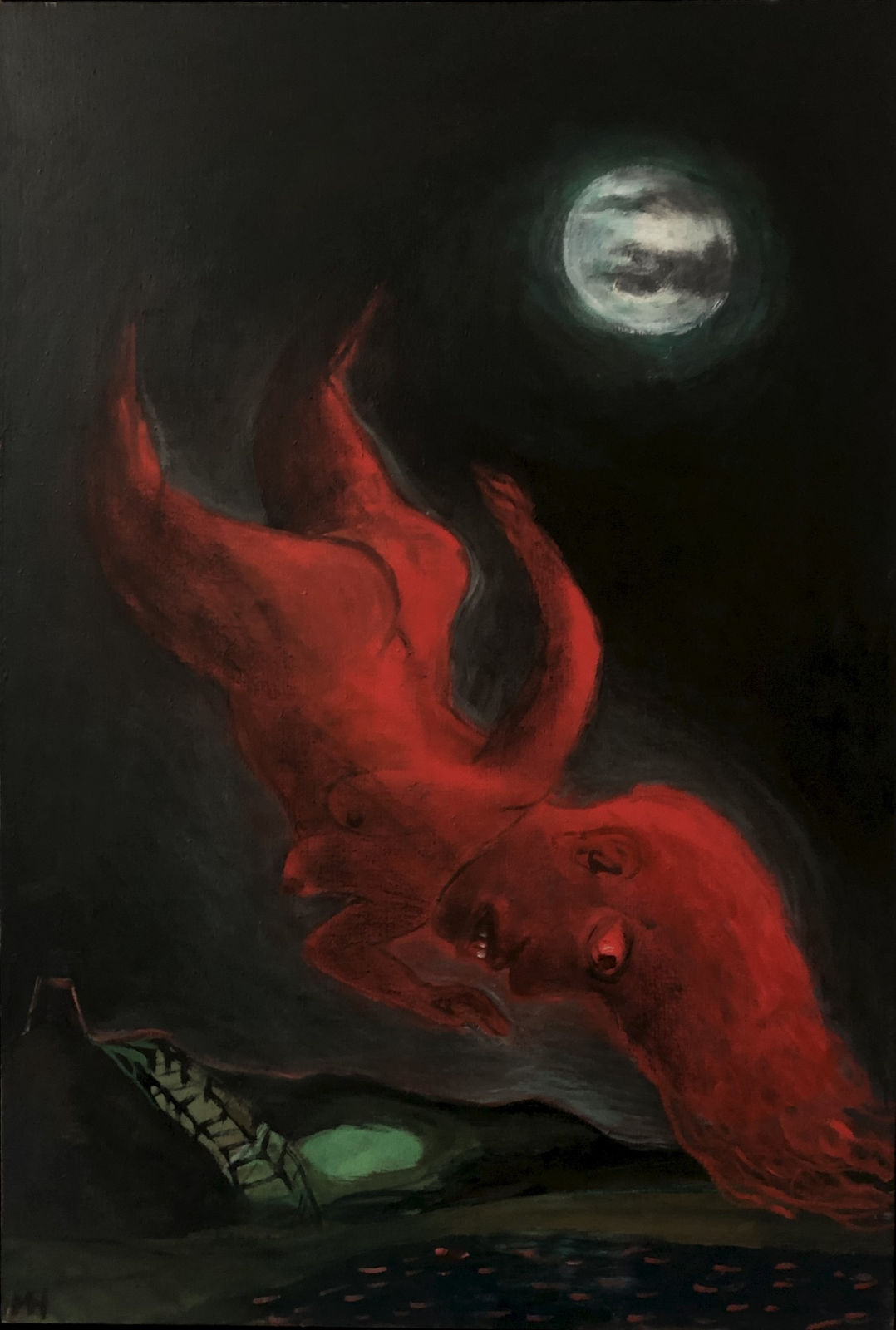 Marcelle Hanselaar, When Lilith flew over Scheveningen 2, 2023