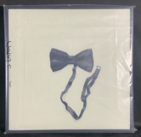 Santiago Cárdenas, Corbatín negro con Cinta Arrugada, 2023