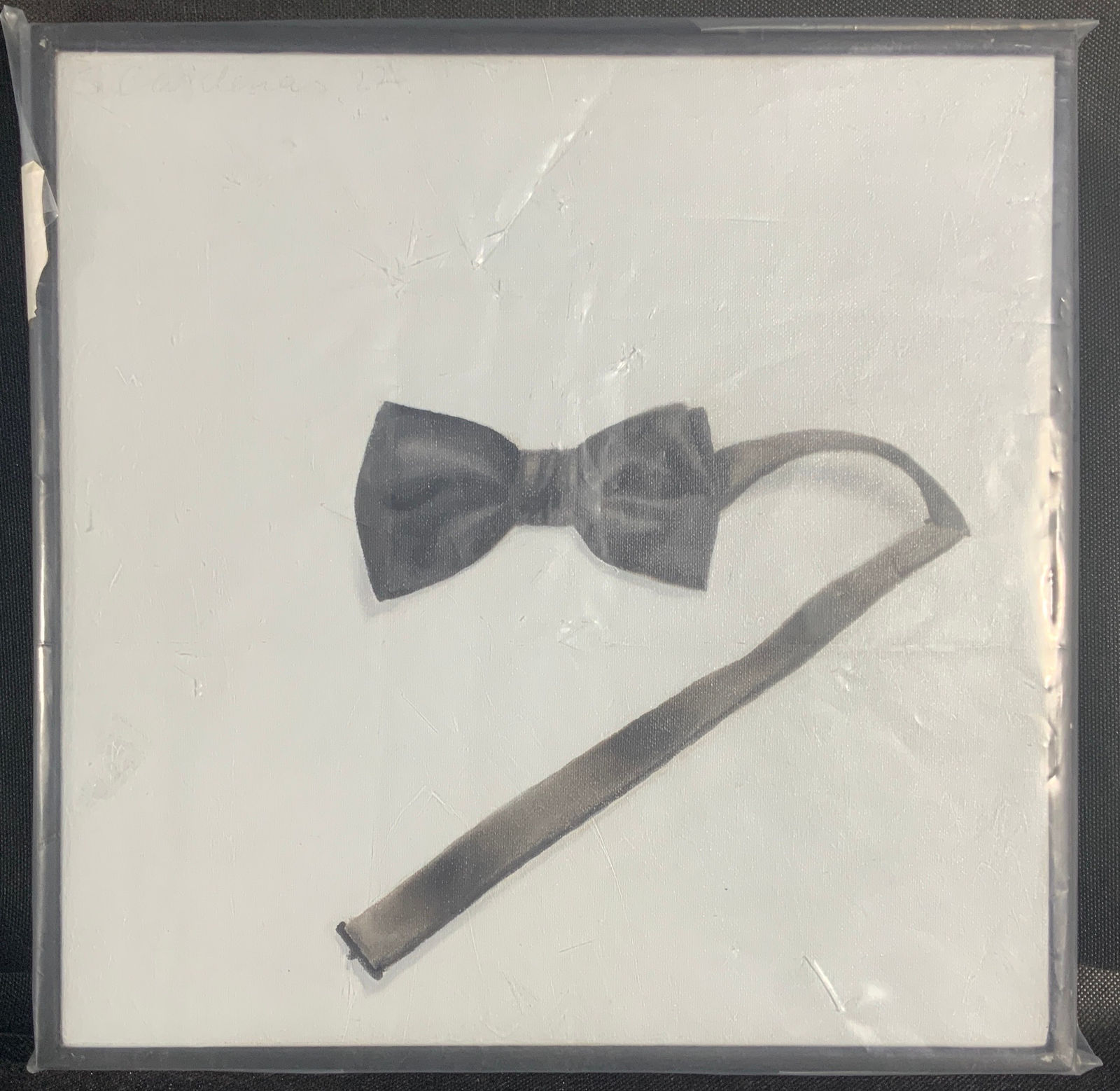 Santiago Cárdenas, Corbatin negro con Cinta aplanada, 2023