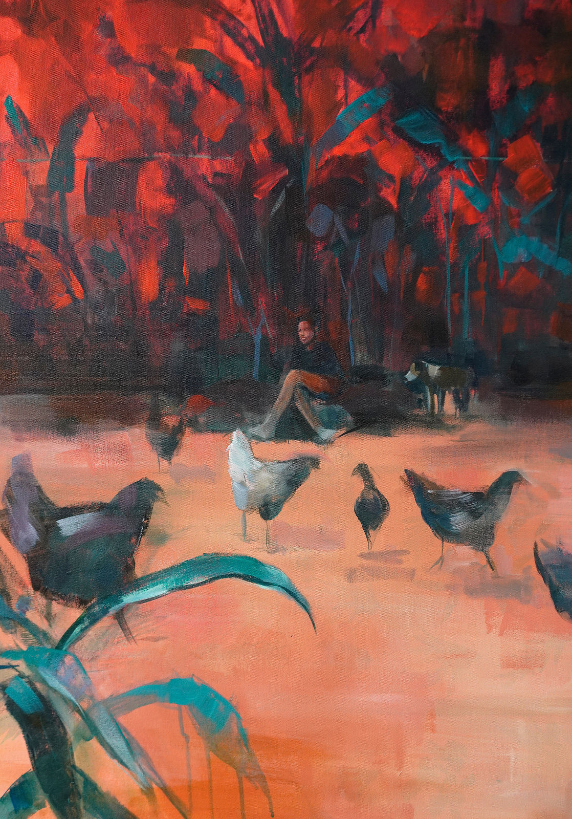 Juliana Rios, La hora de las gallinas, 2023