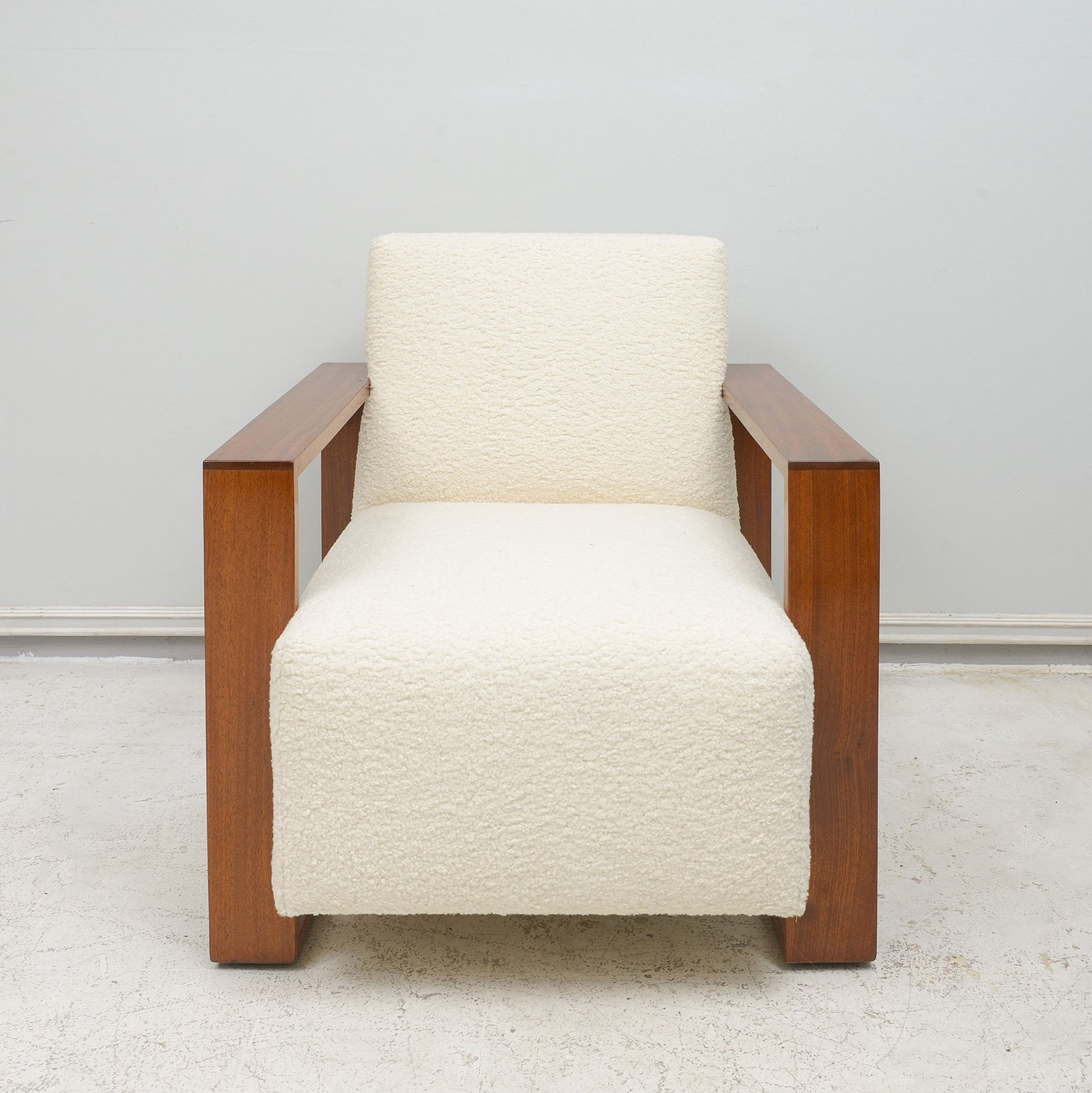 Custom Pair of Sculptural Arm Chairs, 21st century