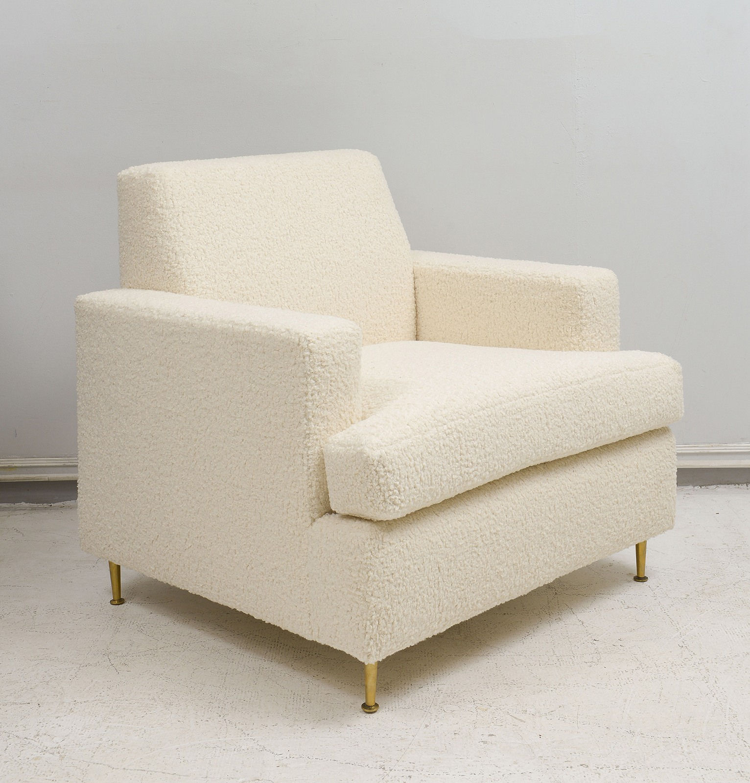 Custom Pair of Lounge Chairs in the Jean Michel Frank Manner