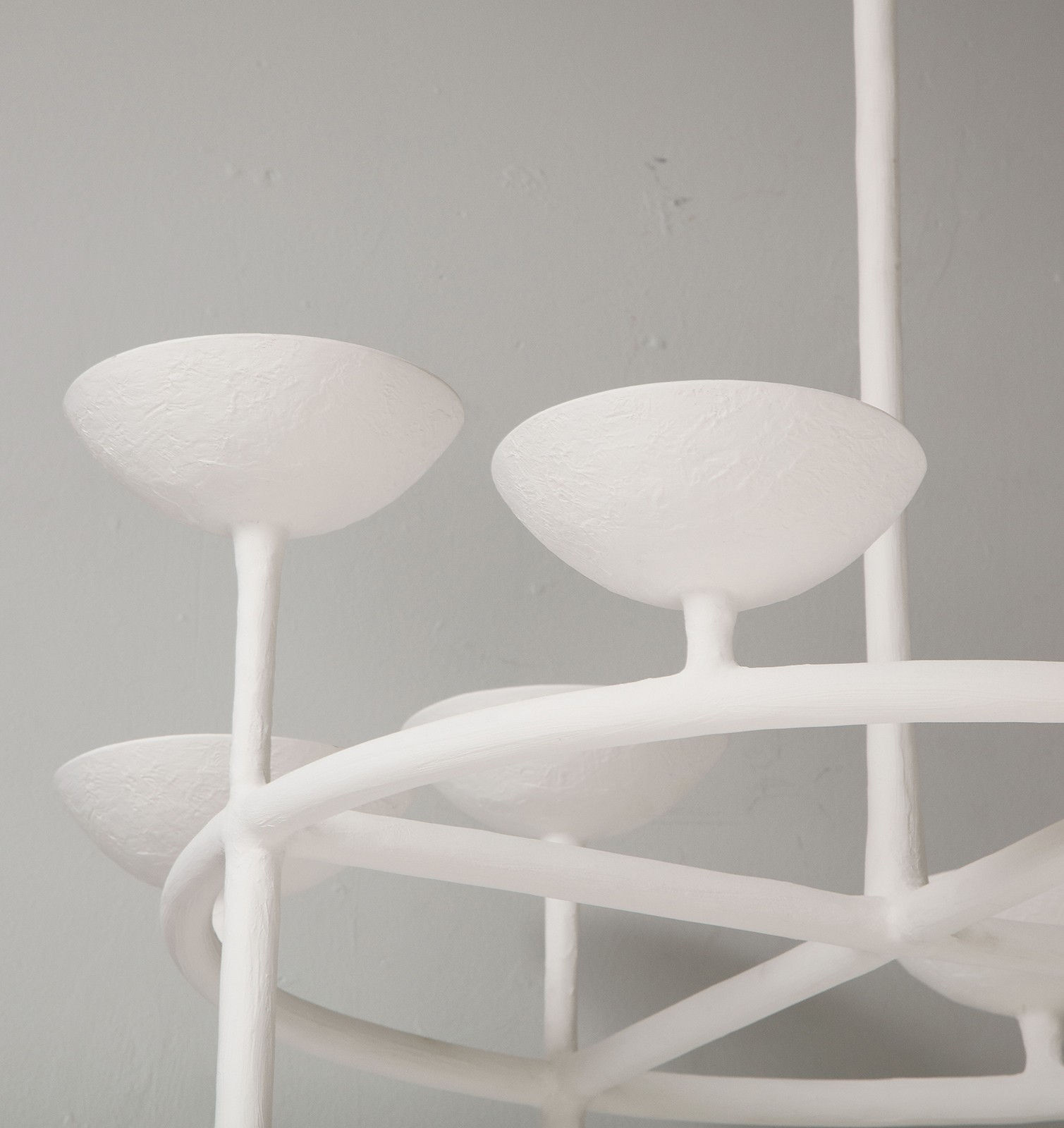 Custom 13-Arm Plaster Fixture, 21st century