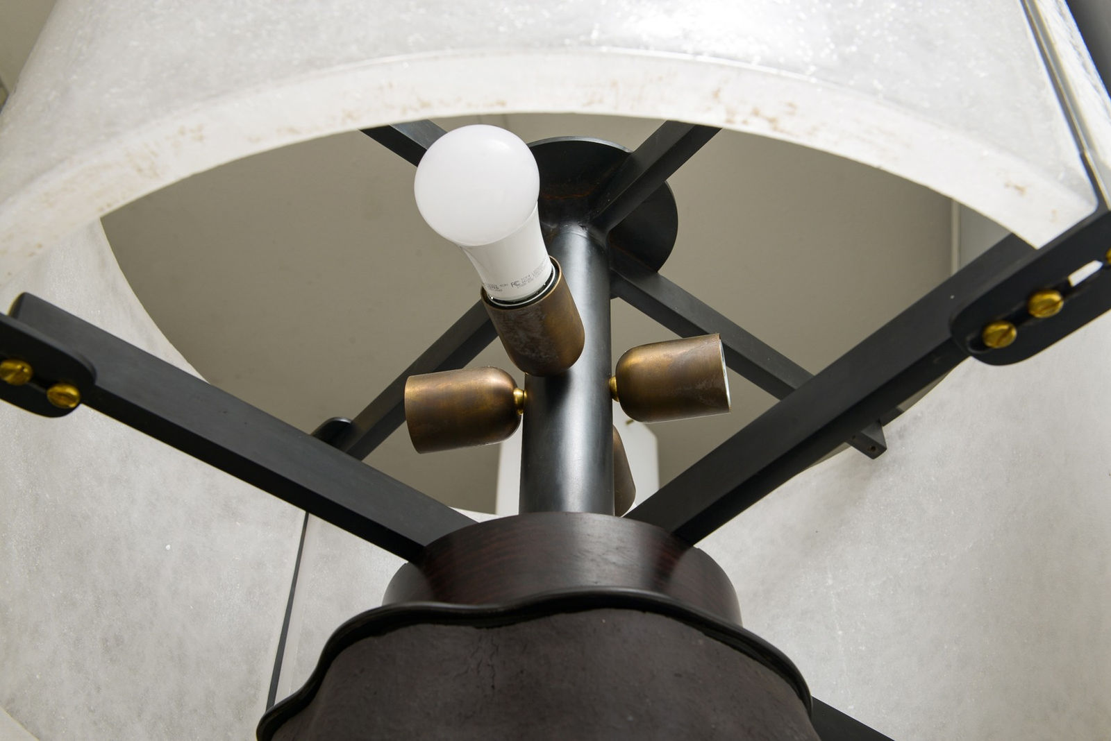 Atelier Stefan Leo, Bespoke Sculptural Ceramic Spero Floor Lamp, 21st century