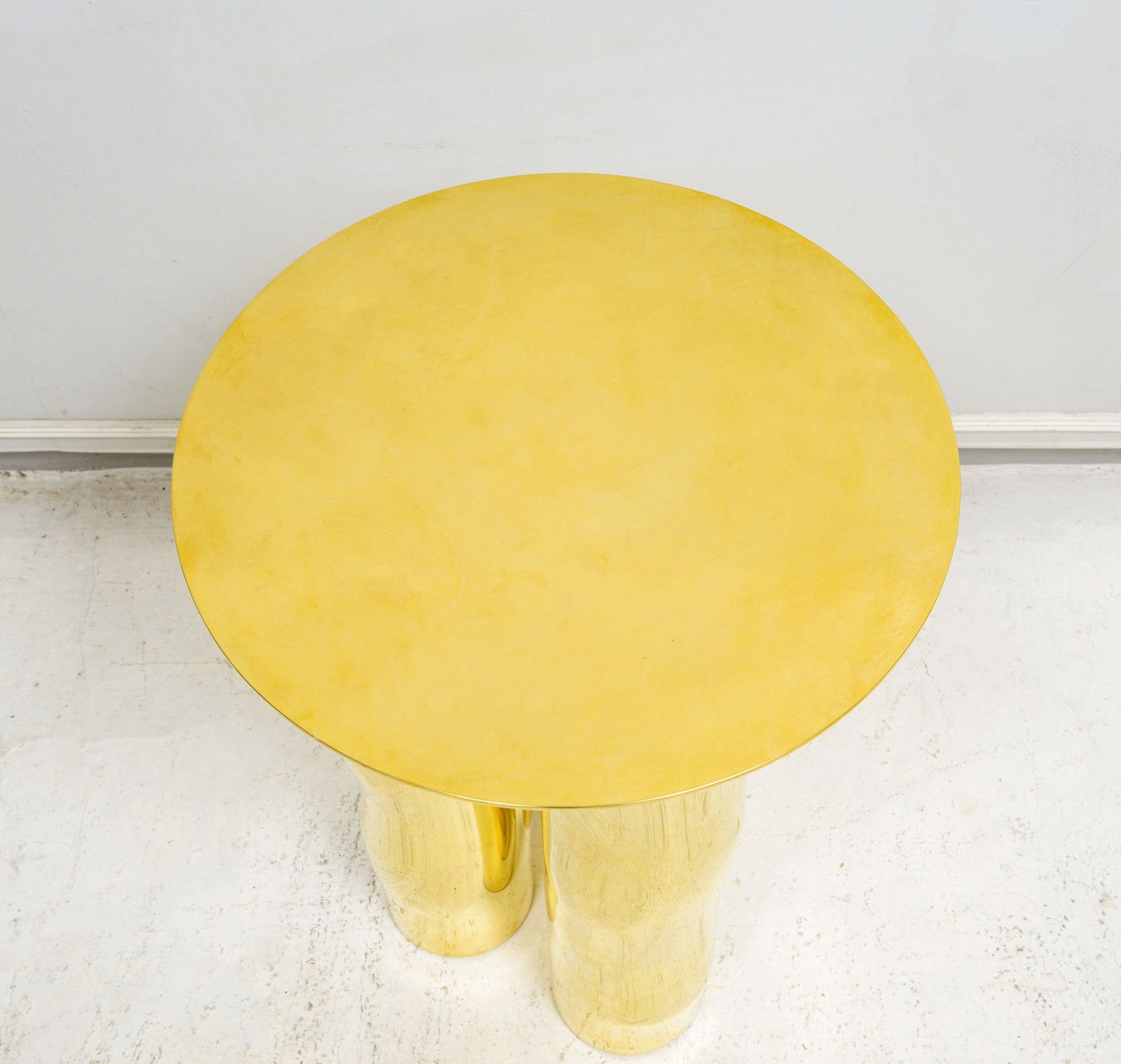 Atelier Victor Tison, French Bespoke Sculptural Brass Mino Table, 21st century