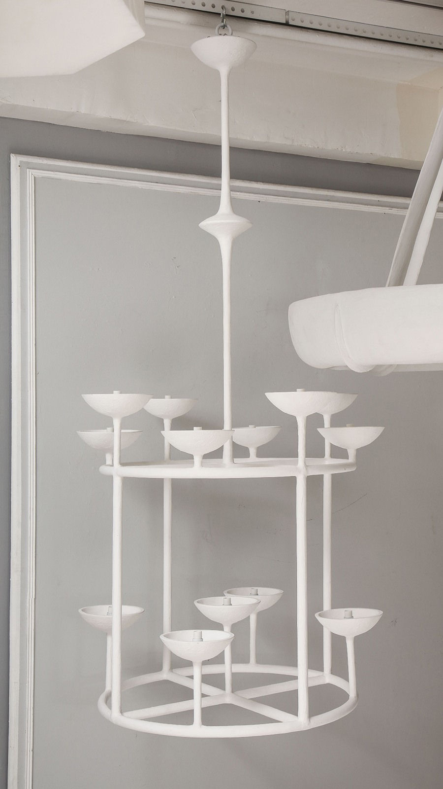 Custom 13-Arm Plaster Fixture, 21st century