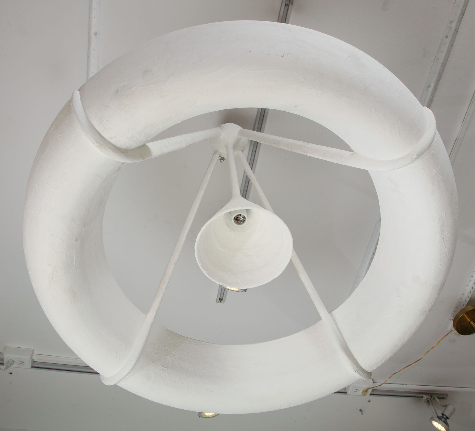 Bespoke Sculptural Neve Plaster Fixture, 21st century