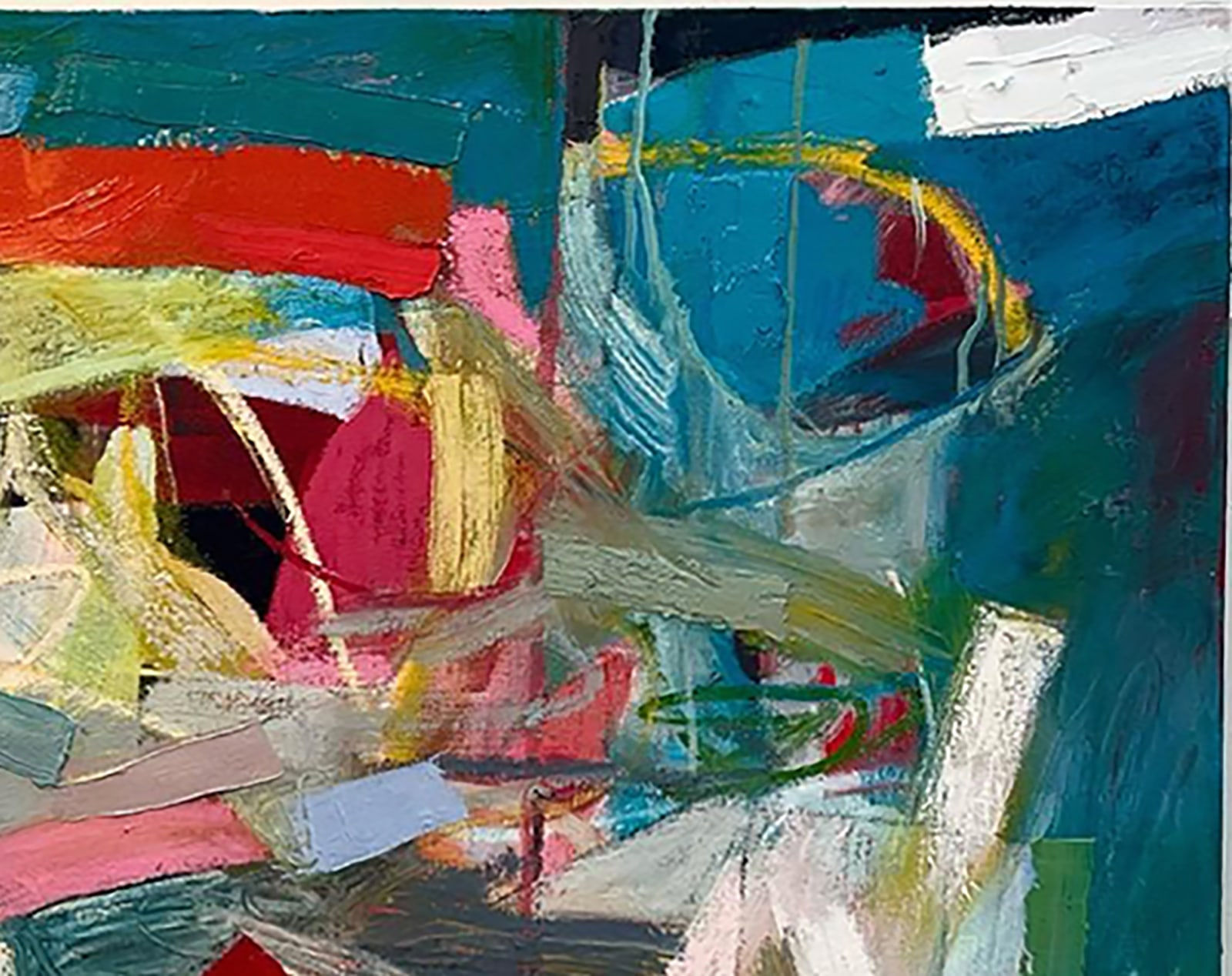 Michael Hedges, Michael Hedges "Studio Sunday" Oil Painting on Canvas