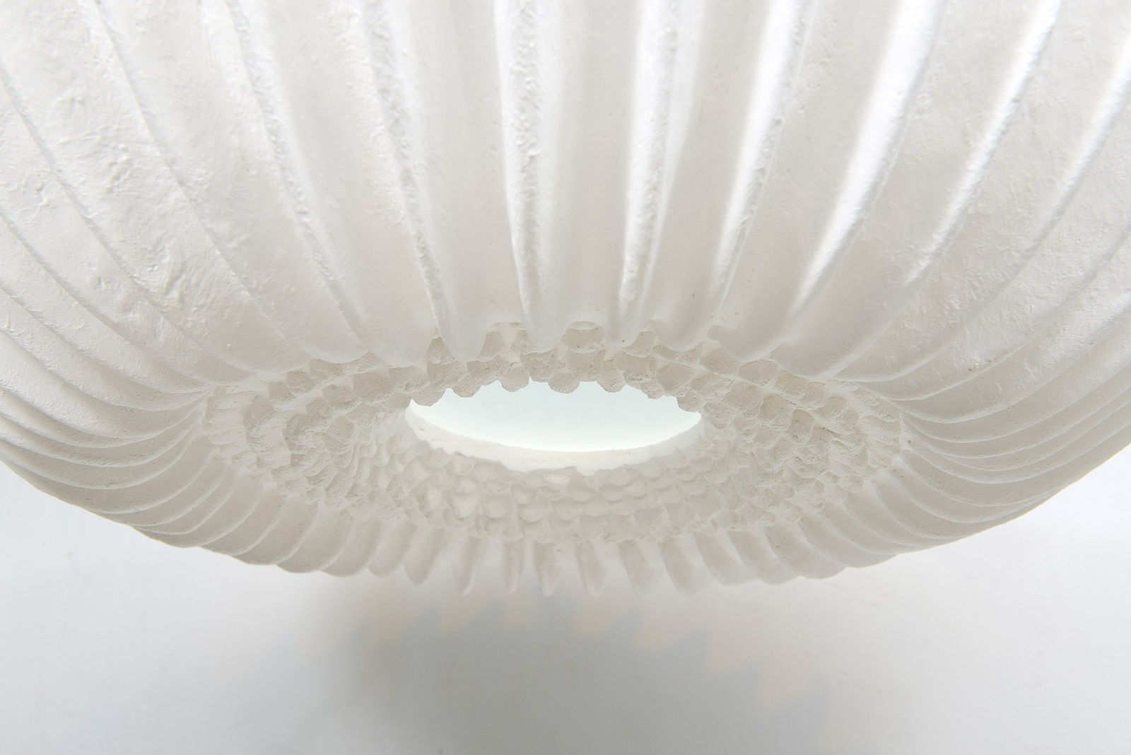 Custom Plaster Tournesol Lighting Fixture, 21st century