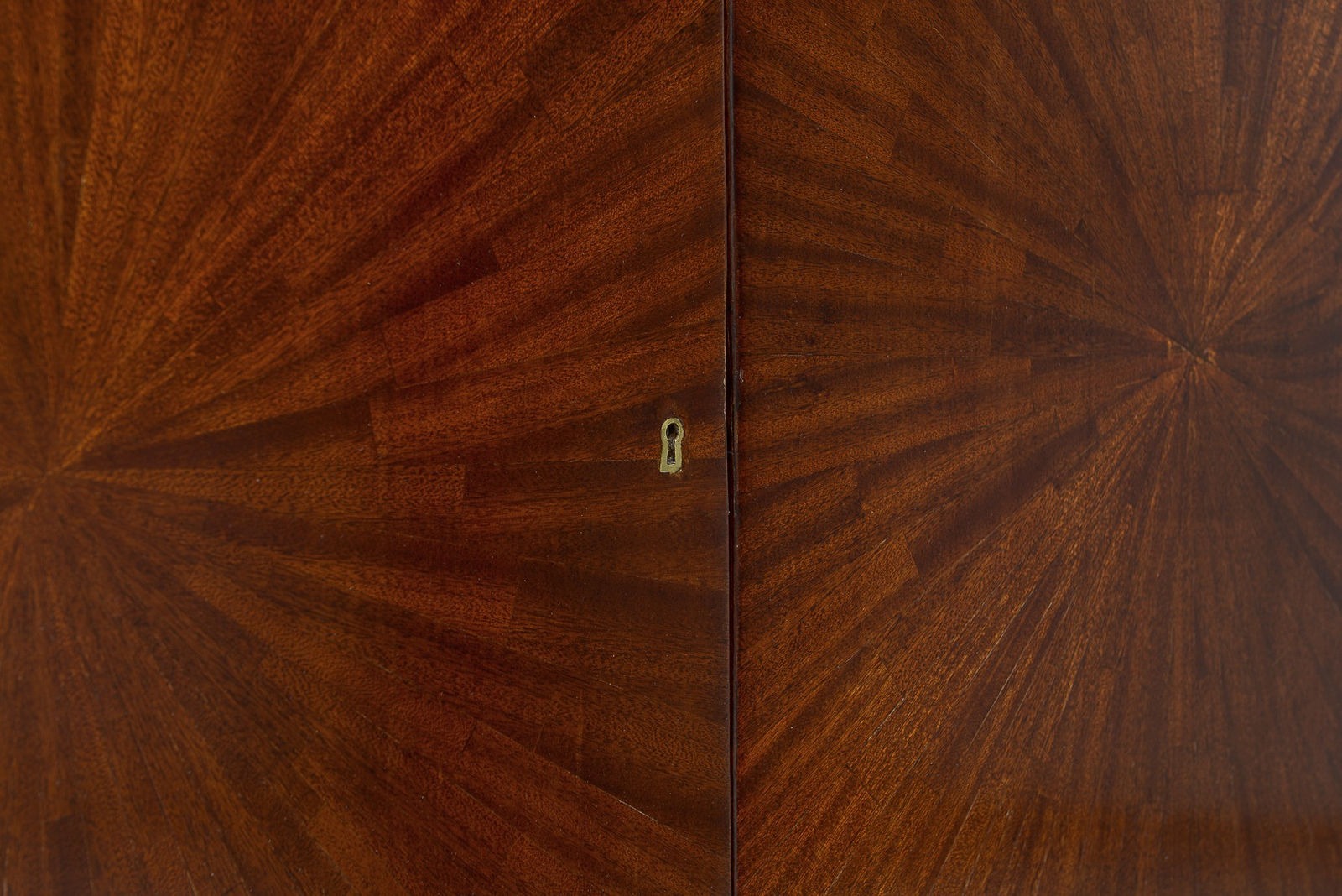 Bespoke Parquetry Cabinet with Starburst Pattern, 21st century