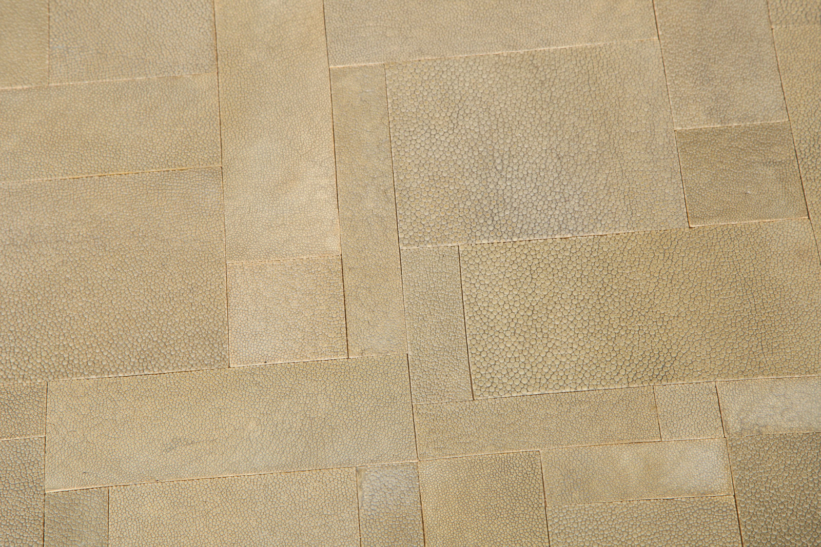 Custom Shagreen Patchwork Nesting Tables. Set of 2.