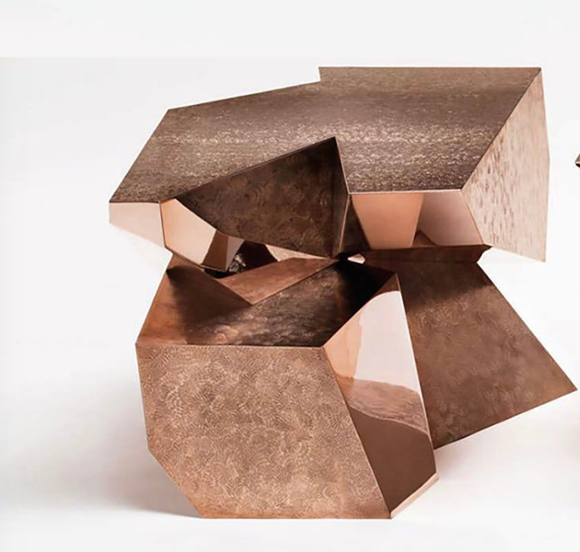 Juan and Paloma Garrido, Small Quartz Low Table Set of Three, 2019