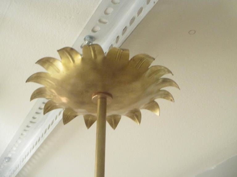 Custom Foliage Brass Fixture