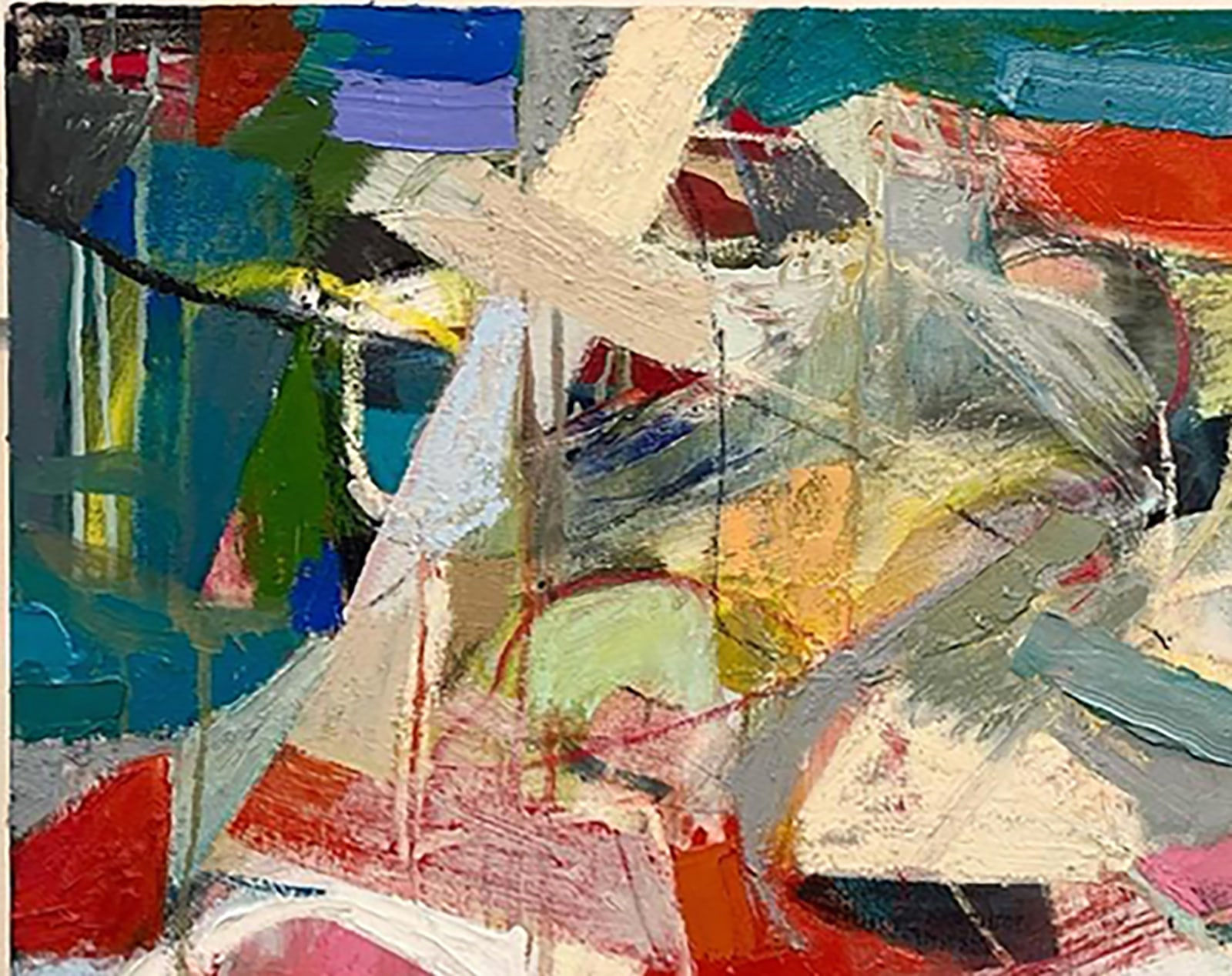 Michael Hedges, Michael Hedges "Studio Sunday" Oil Painting on Canvas