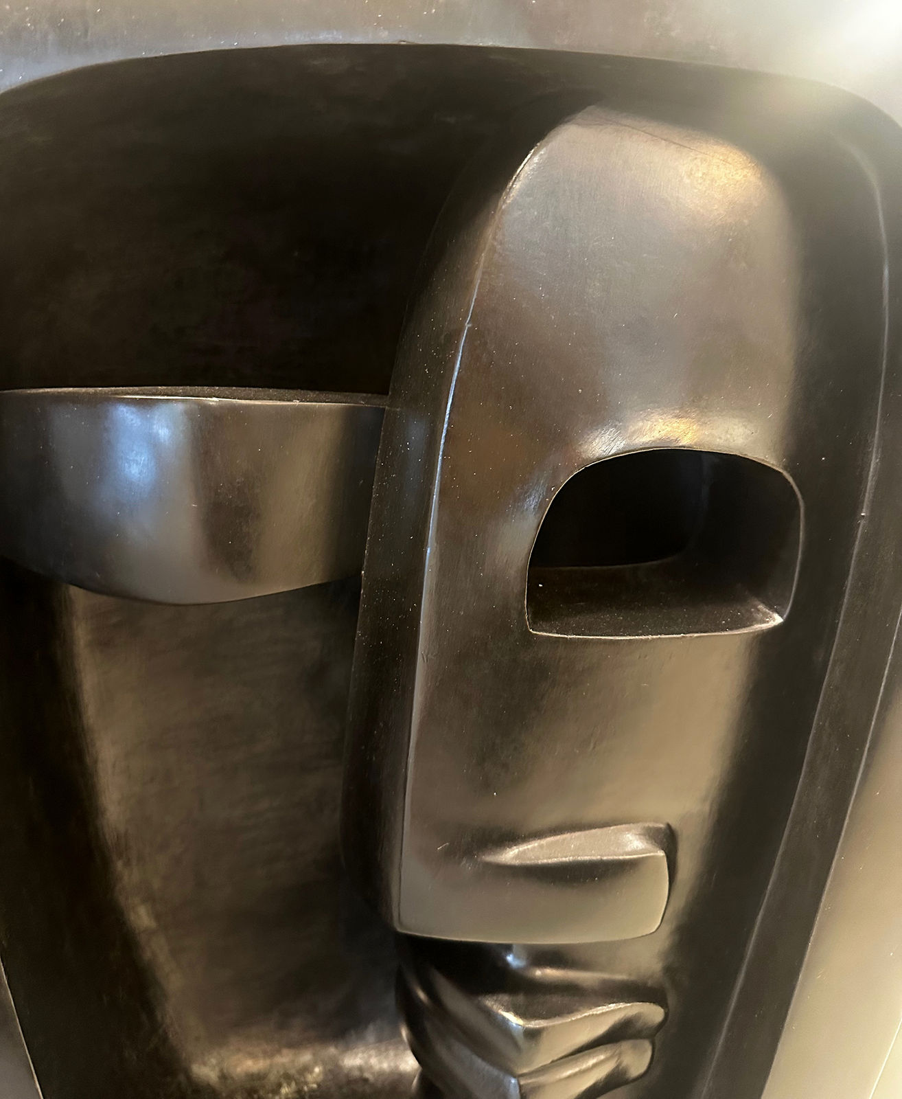 Elizabeth Strong--Cuevas., "Visitation" Bronze Sculpture, 21st century