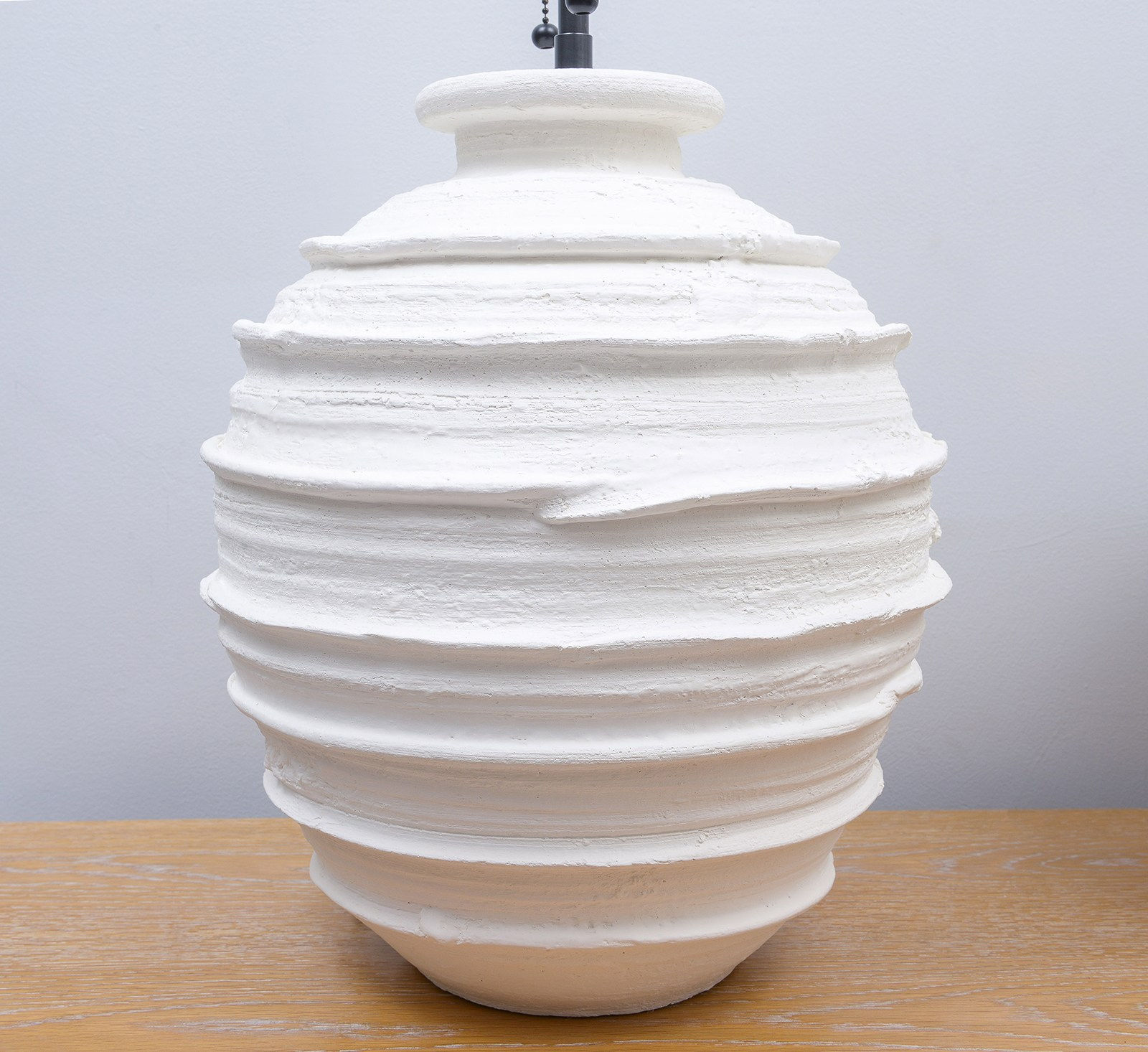 Pair of Custom Plaster Abby Table Lamps