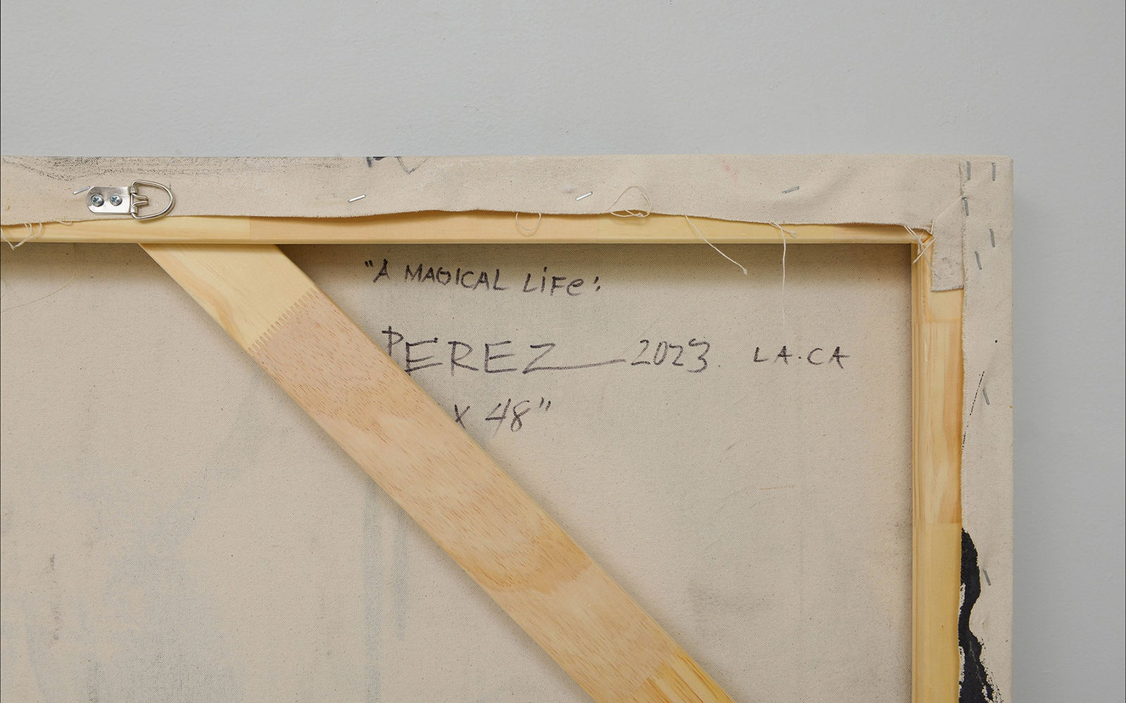 Monica Perez, Monica Perez "A Magical Life" Original Acrylic & Charcoal Painting on Canvas, 2023