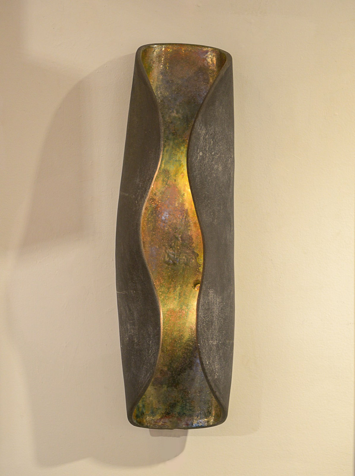 Barbara Billoud, Pair of French Bespoke Sculptural Ceramic Sconces, 21st century